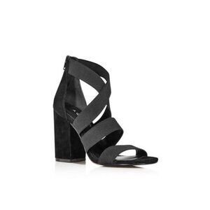 Goth y2k indie normcore gorpcore fisherman AQUA Women Black Crisscross Heel 8